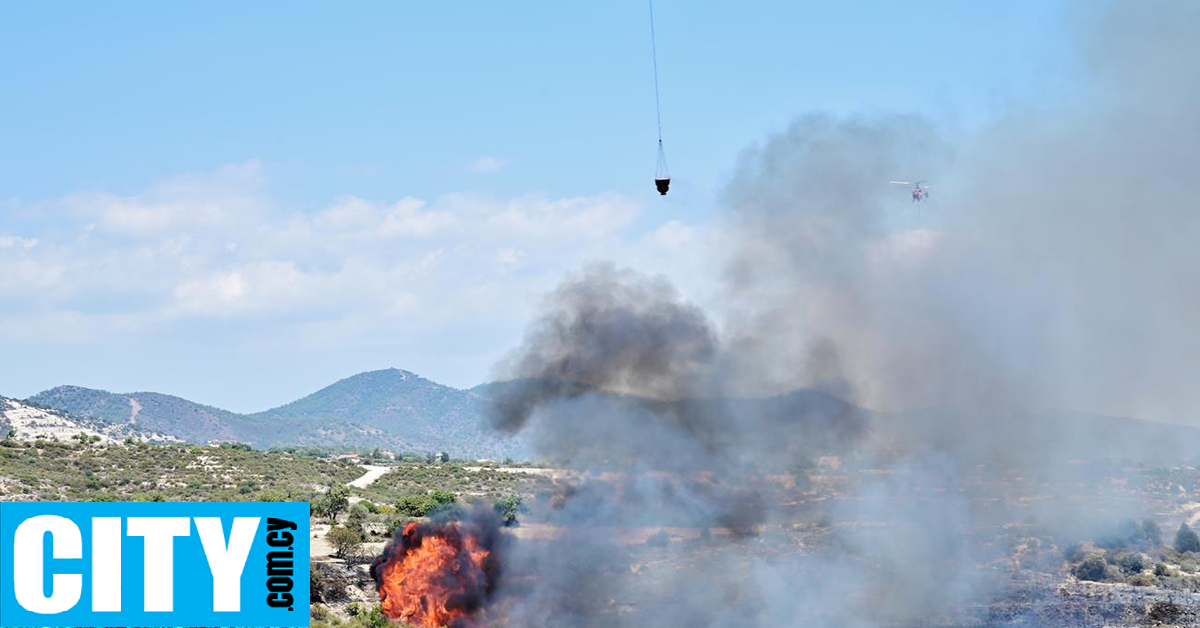 Υπό έλεγχο η πυρκαγιά στην ημιορεινή Λεμεσό, παραμένουν δυνάμεις στην περιοχή