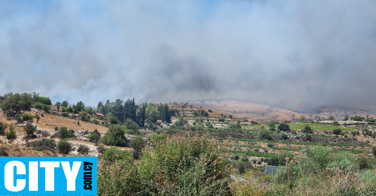 Βίντεο από τη μεγάλη πυρκαγιά που μαίνεται στο χωριό Μαλιά
