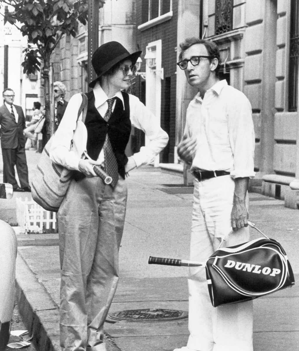 Diane Keaton and Woody Allen in Annie Hall. Bettmann.jpg