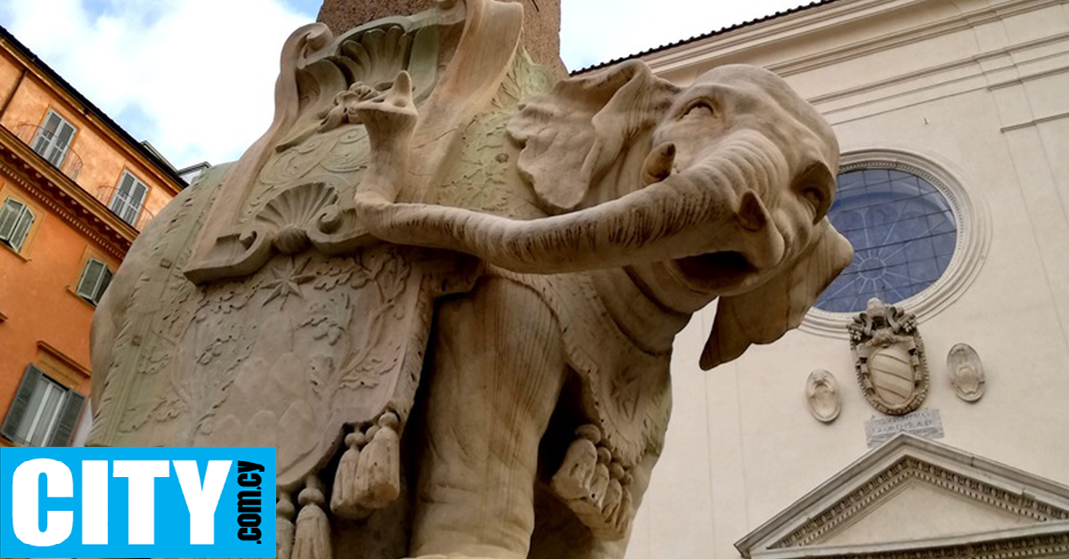 &Zeta;&eta;&mu;&iota;έ&sigmaf; &sigma;&tau;&omicron;&nu; &epsilon;&mu;&beta;&lambda;&eta;&mu;&alpha;&tau;&iota;&kappa;ό &laquo;Elefantino&raquo; &pi;&omicron;&upsilon; &beta;&rho;ί&sigma;&kappa;&epsilon;&tau;&alpha;&iota; &sigma;&tau;&omicron; &kappa;έ&nu;&tau;&rho;&omicron; &tau;&eta;&sigmaf; &Rho;ώ&mu;&eta;&sigmaf;