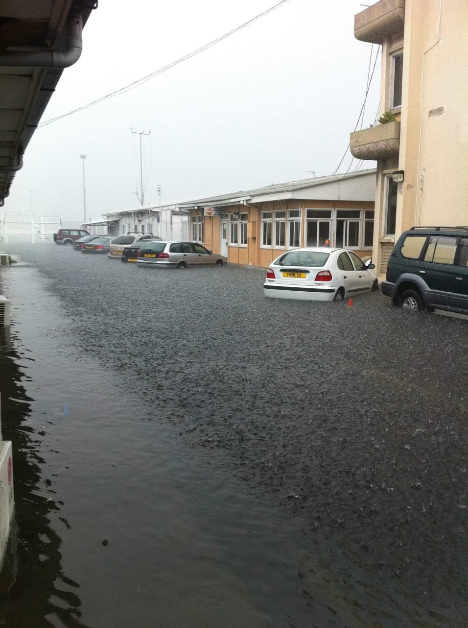 Flood outside Larnaca Airport Offices.jpg