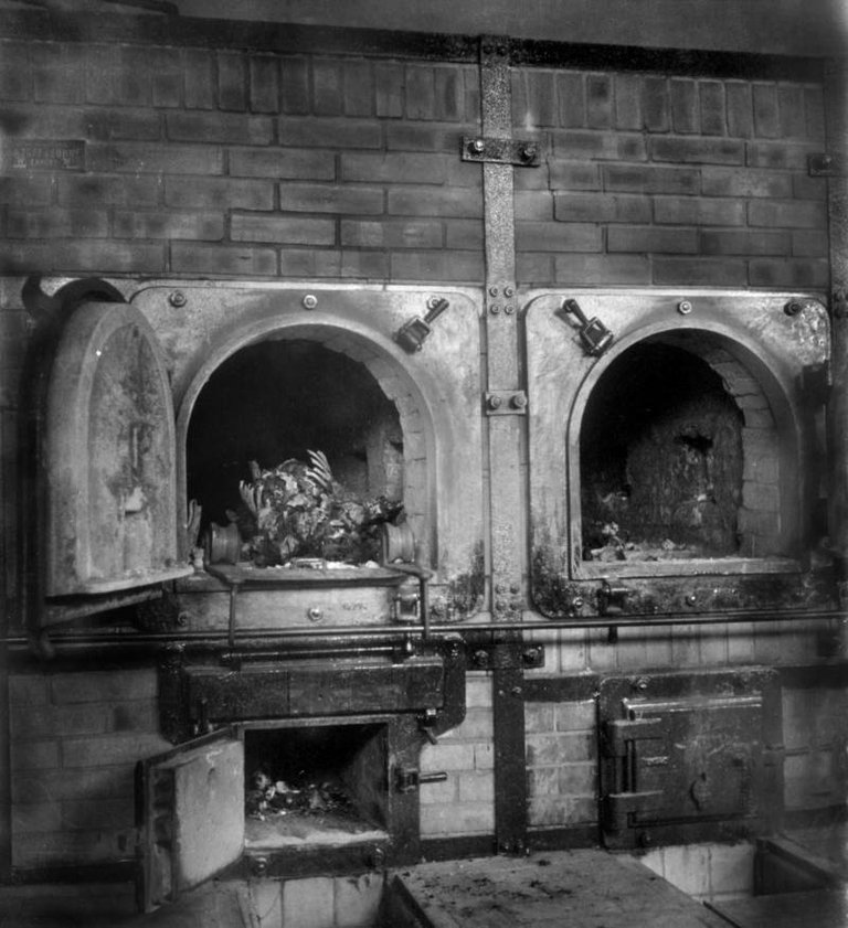 The crematory ovens of the Buchenwald concentration camp, April 1945..jpg