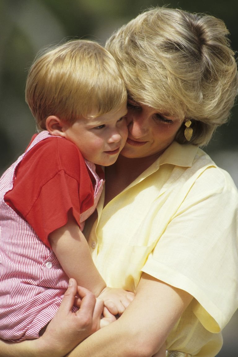 With Prince Harry while on holiday in Mallorca, Spain 1987.jpg