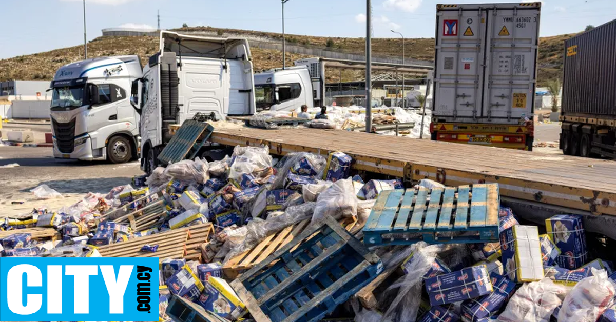 Ισραηλινά ακροδεξιά στοιχεία κατέστρεψαν ανθρωπιστική βοήθεια για τους Παλαιστινίους