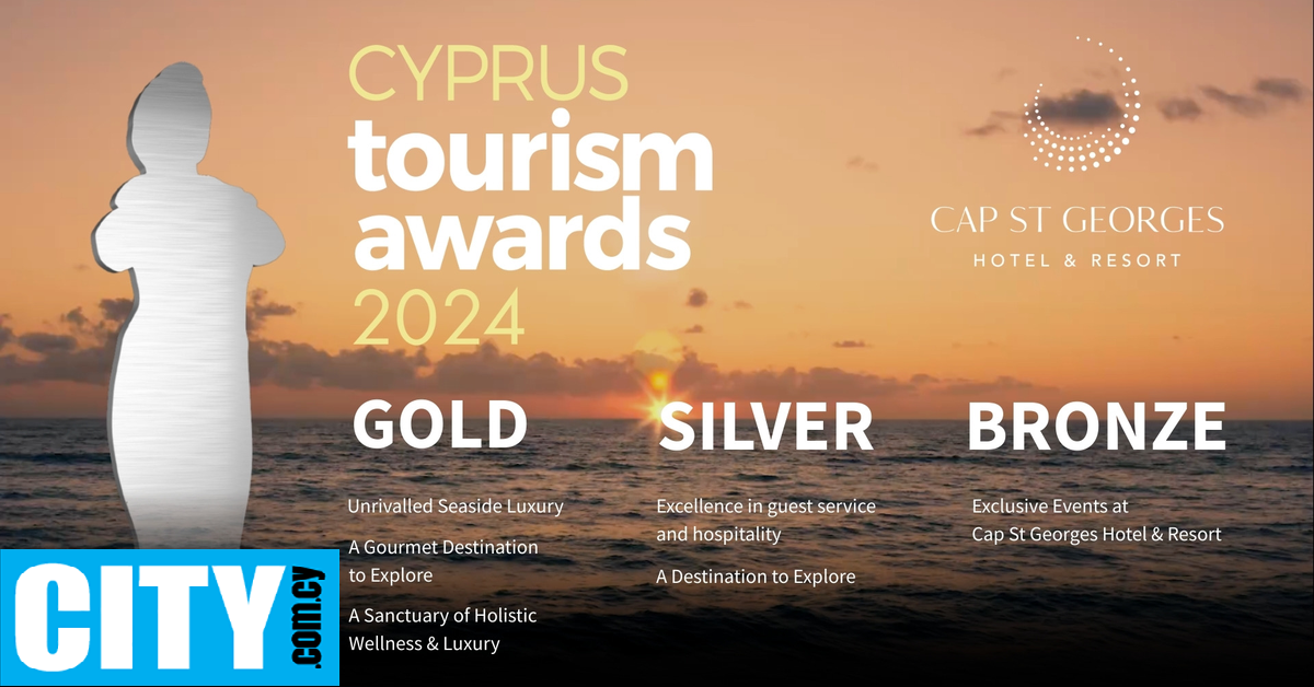 6 Διακρίσεις για το Cap St Georges Hotel Resort στα Cyprus Tourism Awards 2024