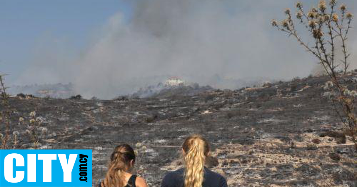 Νεότερη ενημέρωση από το Τμήμα Δασών για τη φωτιά στην επαρχία Λεμεσού