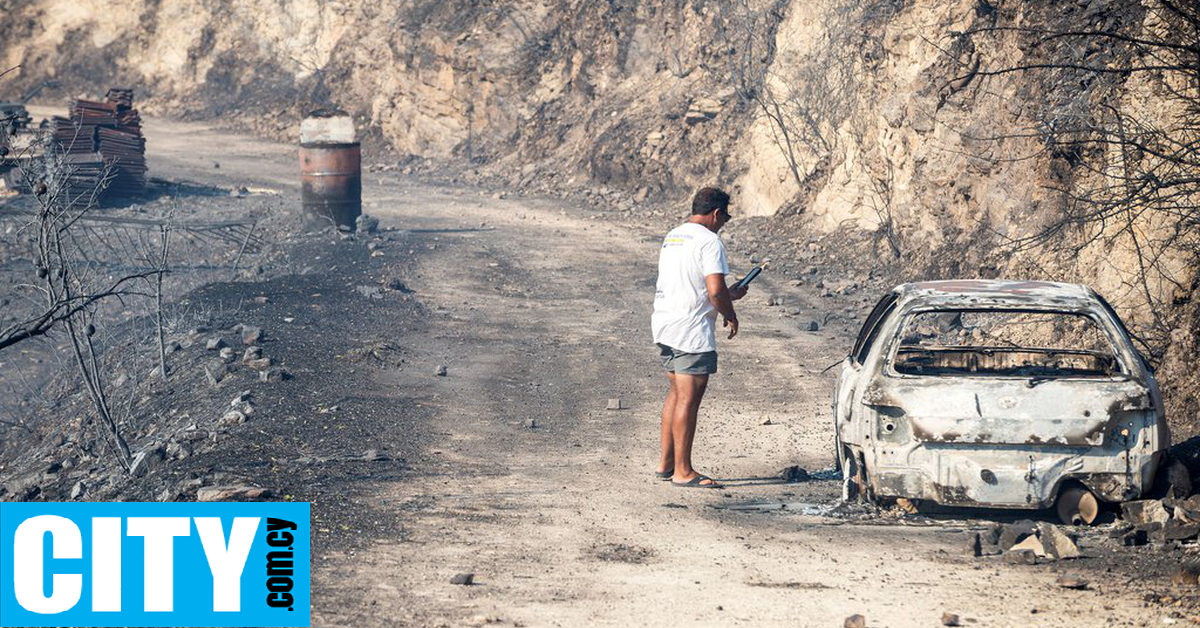 Το πέρασμα της καταστροφικής πυρκαγιάς στην ορεινή Λεμεσό άφησε πίσω της μαύρο (και πολλά ερωτηματικά)