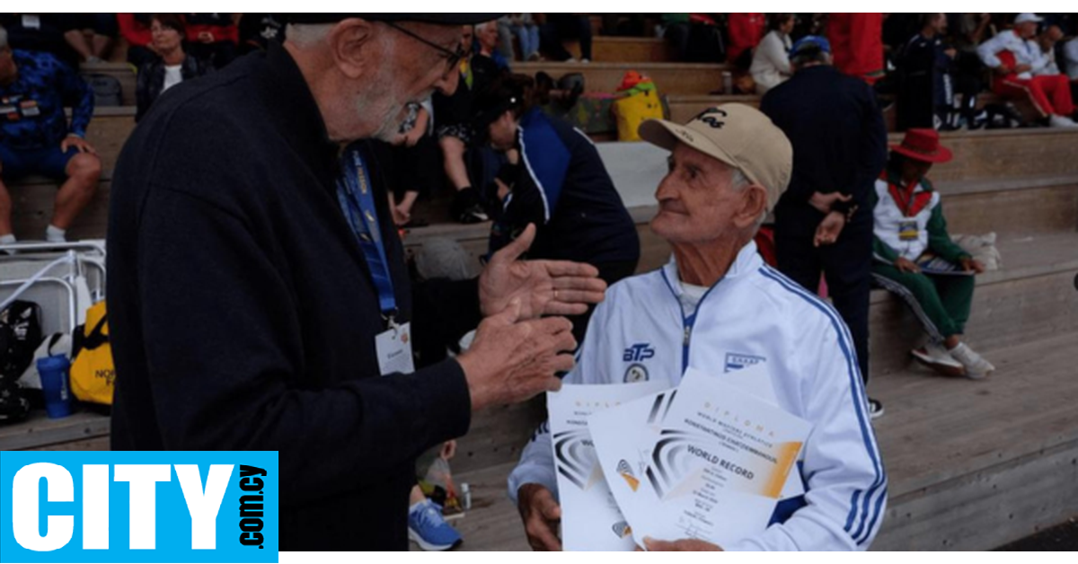 95χρονος αθλητής από την Κω κατέρριψε τρία παγκόσμια ρεκόρ στίβου