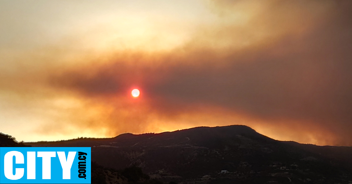 Η τελευταία ενημέρωση από το πύρινο μέτωπο στην επαρχία Λεμεσού